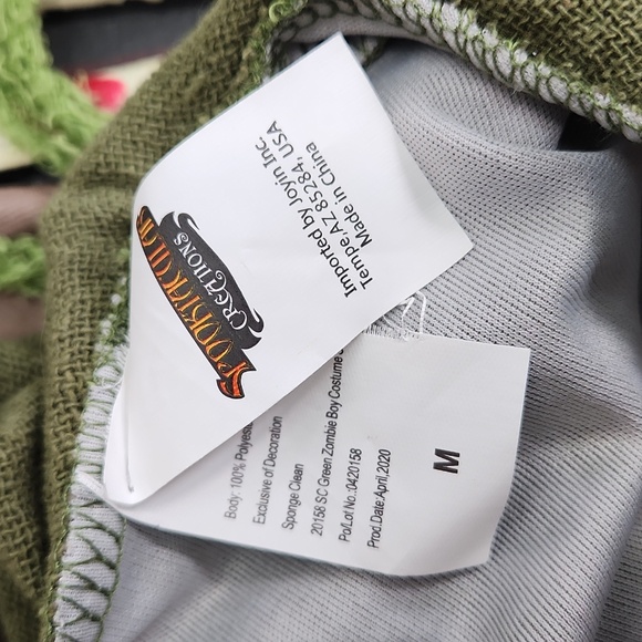 ZOMBIE BOY COSTUME Size M KIDS Unisex - Picture 15 of 16